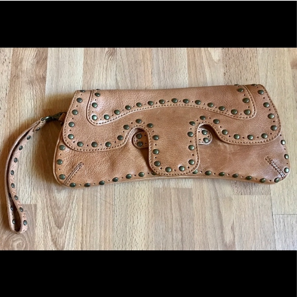 NEW Kooba Studded Leather Clutch / Wristlet